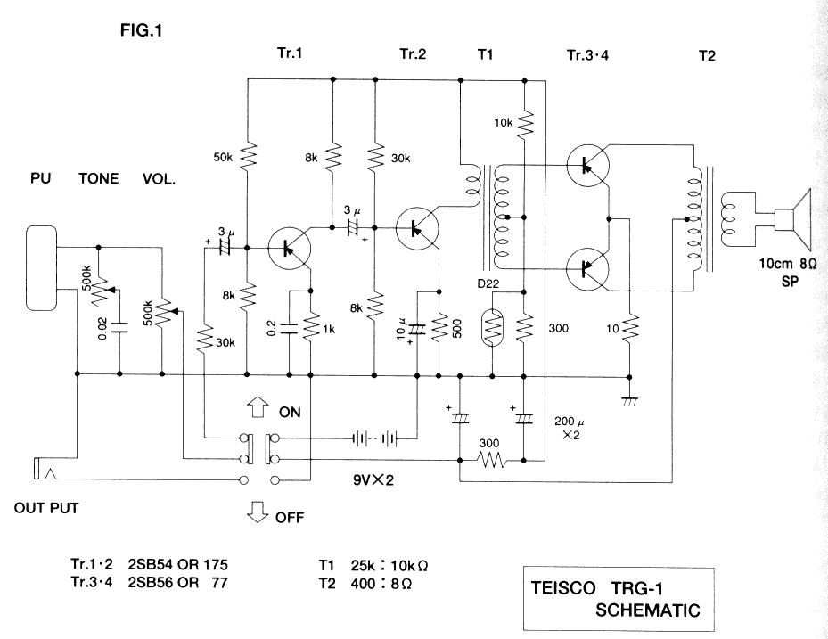 Technical | Teisco Twangers